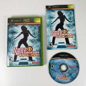 Dance Dance Revolution Ultramix 4 Xbox Original Game Konami CIB COMPLETE TESTED